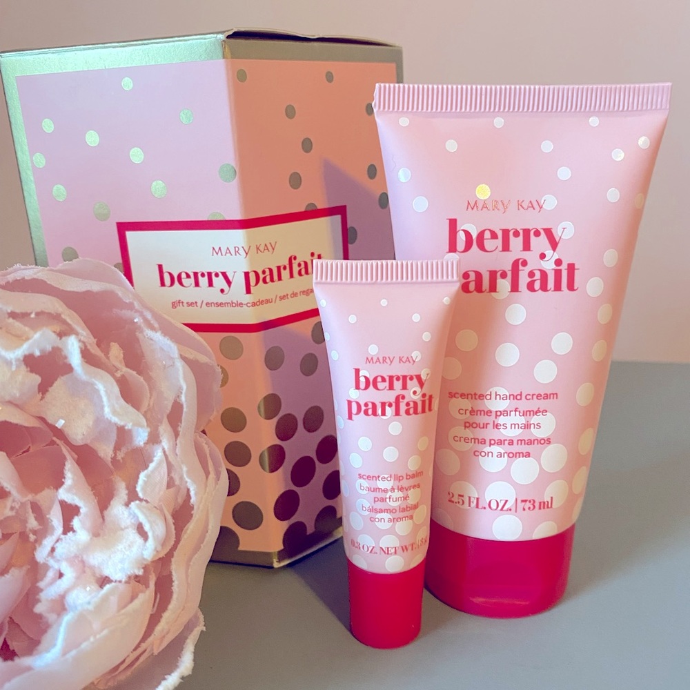 Hand cream and lip balm